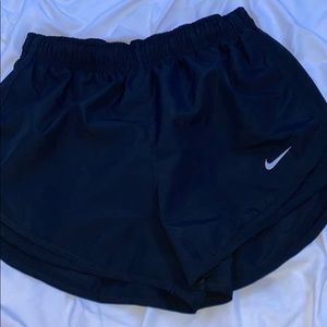 Black athletic shorts